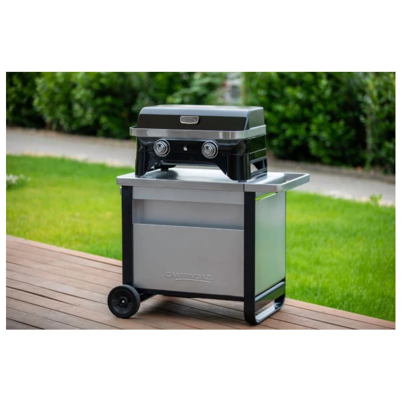 CAMPINGAZ Chariot Deluxe Pour Plancha 2 Brûleurs 6 CAMPINGAZ Chariot Deluxe Pour Plancha 2 Brûleurs – Image 6
