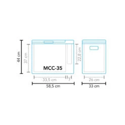 MESTIC Cool Box MCC-35 -Campingaz Boutique mestic cool box mcc 35 7